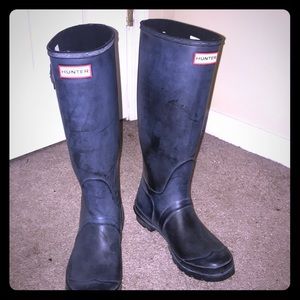 Hunter boots size 7